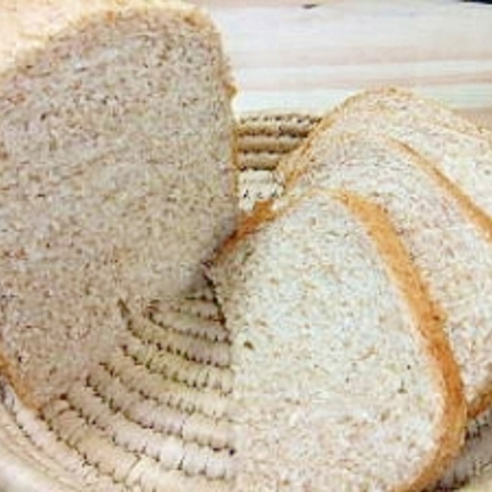 ツインバードで2斤♪毎日食べたい全粒粉40%パン